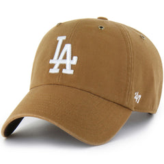 Los Angeles Dodgers Carhartt x '47 Clean Up Adjustable Hat - Brown - 47 brand on Sale