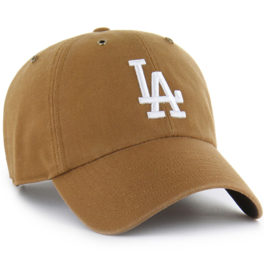 Los Angeles Dodgers Carhartt x '47 Clean Up Adjustable Hat - Brown - 47 brand on Sale