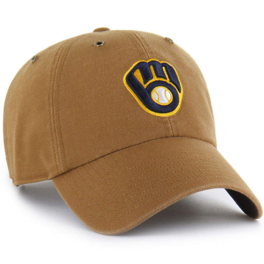 Milwaukee Brewers Carhartt x '47 Clean Up Adjustable Hat - Brown - 47 brand Discount