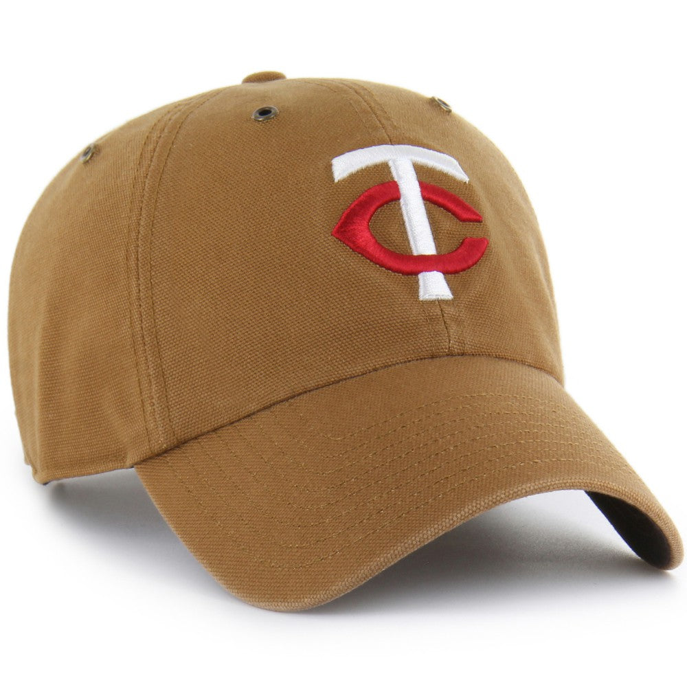 Minnesota Twins Carhartt x '47 Clean Up Adjustable Hat - Brown - 47 brand Online