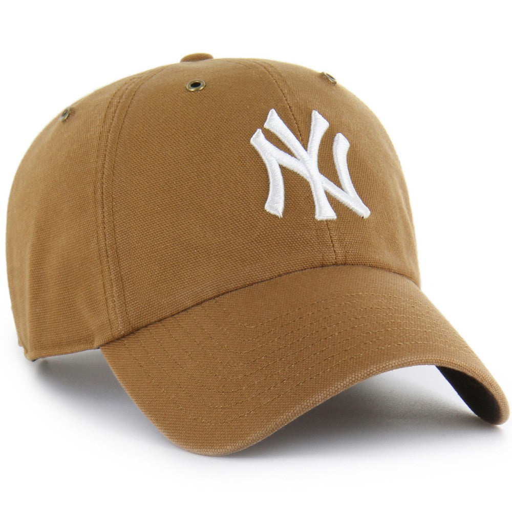 New York Yankees Carhartt x '47 Clean Up Adjustable Hat - Brown - 47 brand Discount