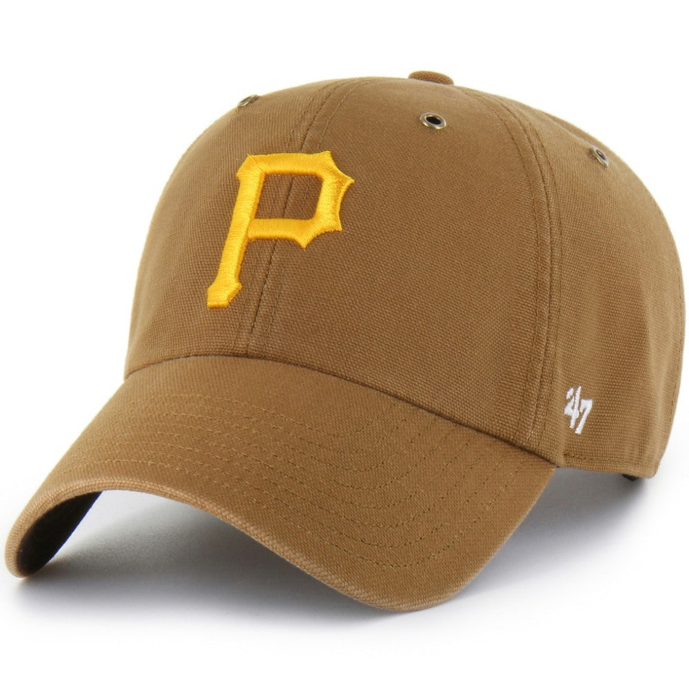 Pittsburgh Pirates Carhartt x '47 Clean Up Adjustable Hat - Brown - 47 brand Sale
