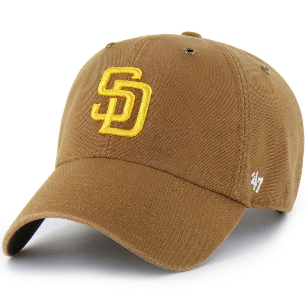 San Diego Padres Carhartt x '47 Clean Up Adjustable Hat - Brown - 47 brand Online