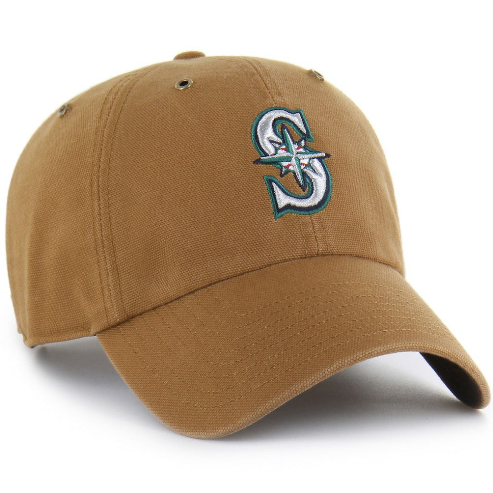 Seattle Mariners Carhartt x '47 Clean Up Adjustable Hat - Brown - 47 brand Sale