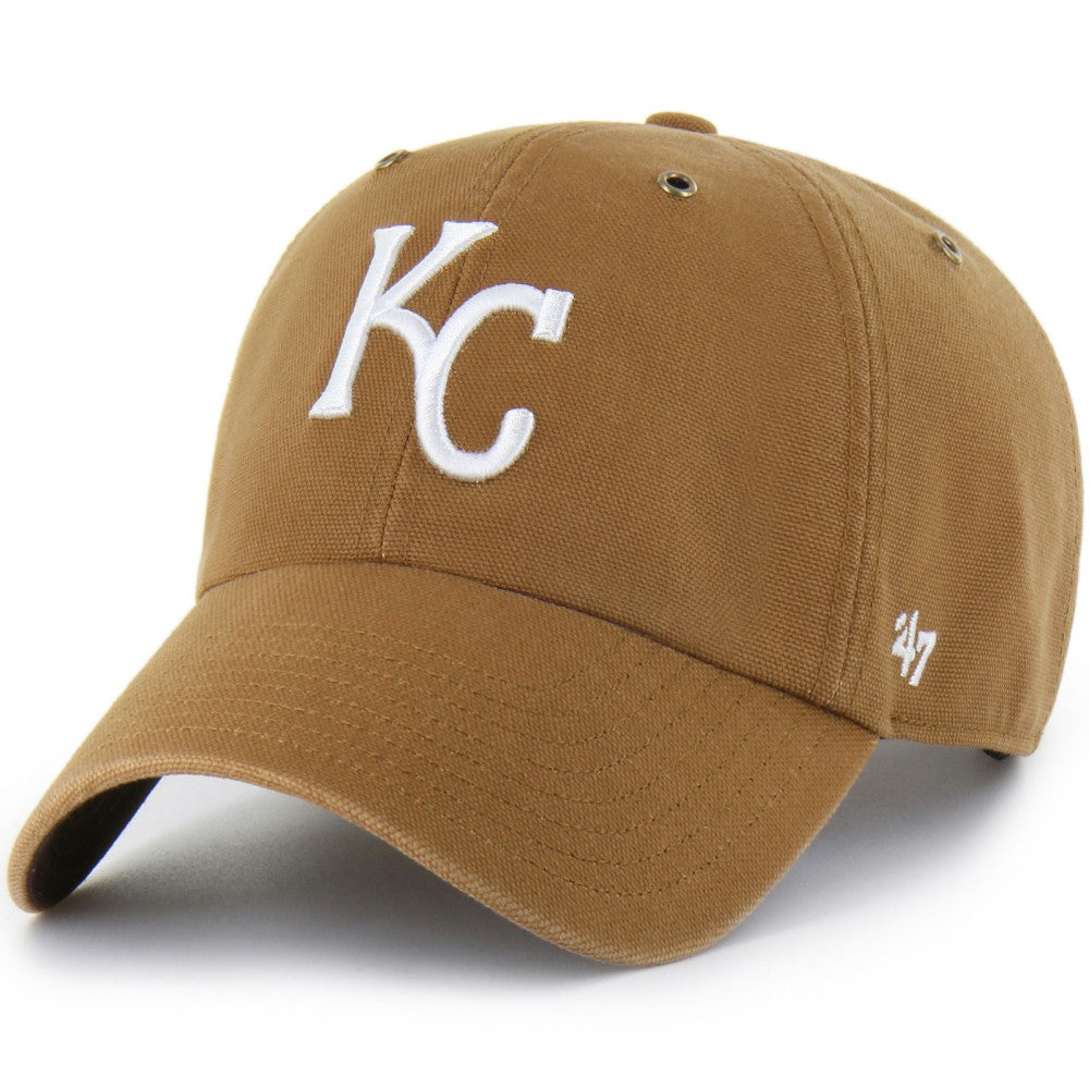 Kansas City Royals Carhartt x '47 Clean Up Adjustable Hat - Brown - 47 brand Online