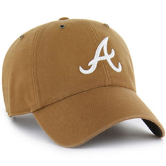 Atlanta Braves Carhartt x '47 Clean Up Adjustable Hat - Brown - 47 brand Sale