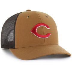 Cincinnati Reds Carhartt x '47 Trucker Adjustable Hat - Brown - 47 brand Sale