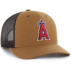 Los Angeles Angels Carhartt x '47 Trucker Adjustable Hat - Brown - 47 brand Sale