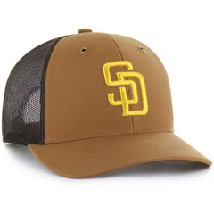 San Diego Padres Carhartt x '47 Trucker Adjustable Hat - Brown - 47 brand Online