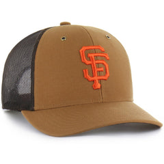 San Francisco Giants Carhartt x '47 Trucker Adjustable Hat - Brown - 47 brand on Sale