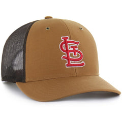 St. Louis Cardinals Carhartt x '47 Trucker Adjustable Hat - Brown - 47 brand on Sale