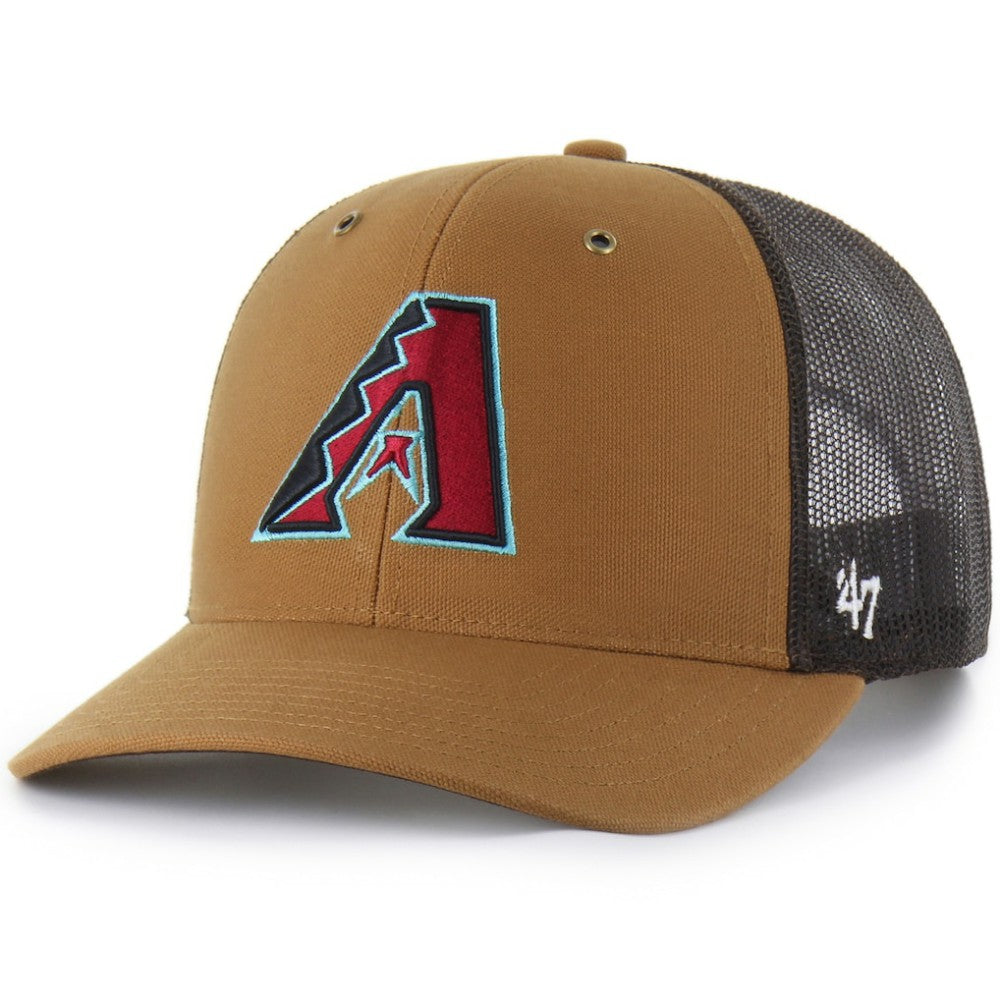 Arizona Diamondbacks Carhartt x '47 Trucker Adjustable Hat - Brown - 47 brand on Sale