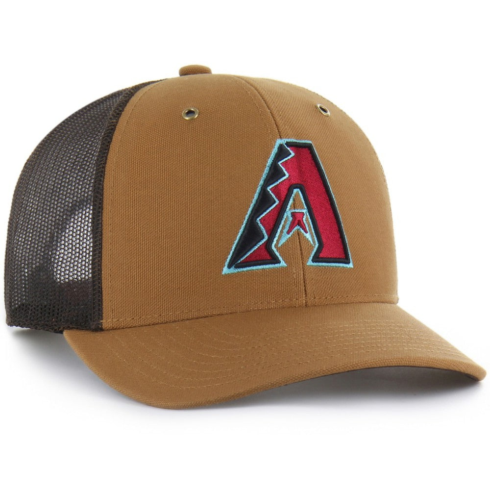 Arizona Diamondbacks Carhartt x '47 Trucker Adjustable Hat - Brown - 47 brand on Sale
