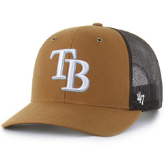 Tampa Bay Rays Carhartt x '47 Trucker Adjustable Hat - Brown - 47 brand on Sale