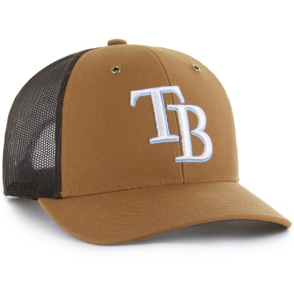 Tampa Bay Rays Carhartt x '47 Trucker Adjustable Hat - Brown - 47 brand on Sale