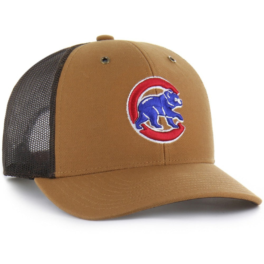 Chicago Cubs Carhartt x '47 Trucker Adjustable Hat - Brown - 47 brand on Sale