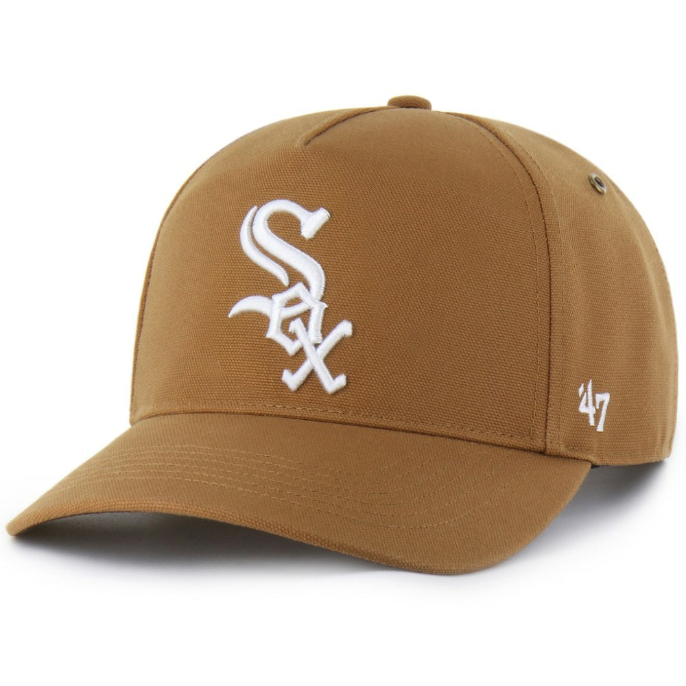 Chicago White Sox Carhartt x '47 Hitch Adjustable Hat - Brown - 47 brand Lifestyle