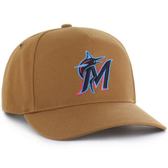 Miami Marlins Carhartt x '47 Hitch Adjustable Hat - Brown - 47 brand on Sale