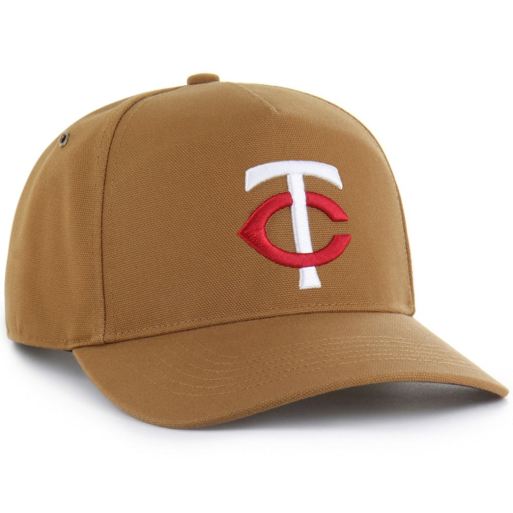 Minnesota Twins Carhartt x '47 Hitch Adjustable Hat - Brown - 47 brand Lifestyle