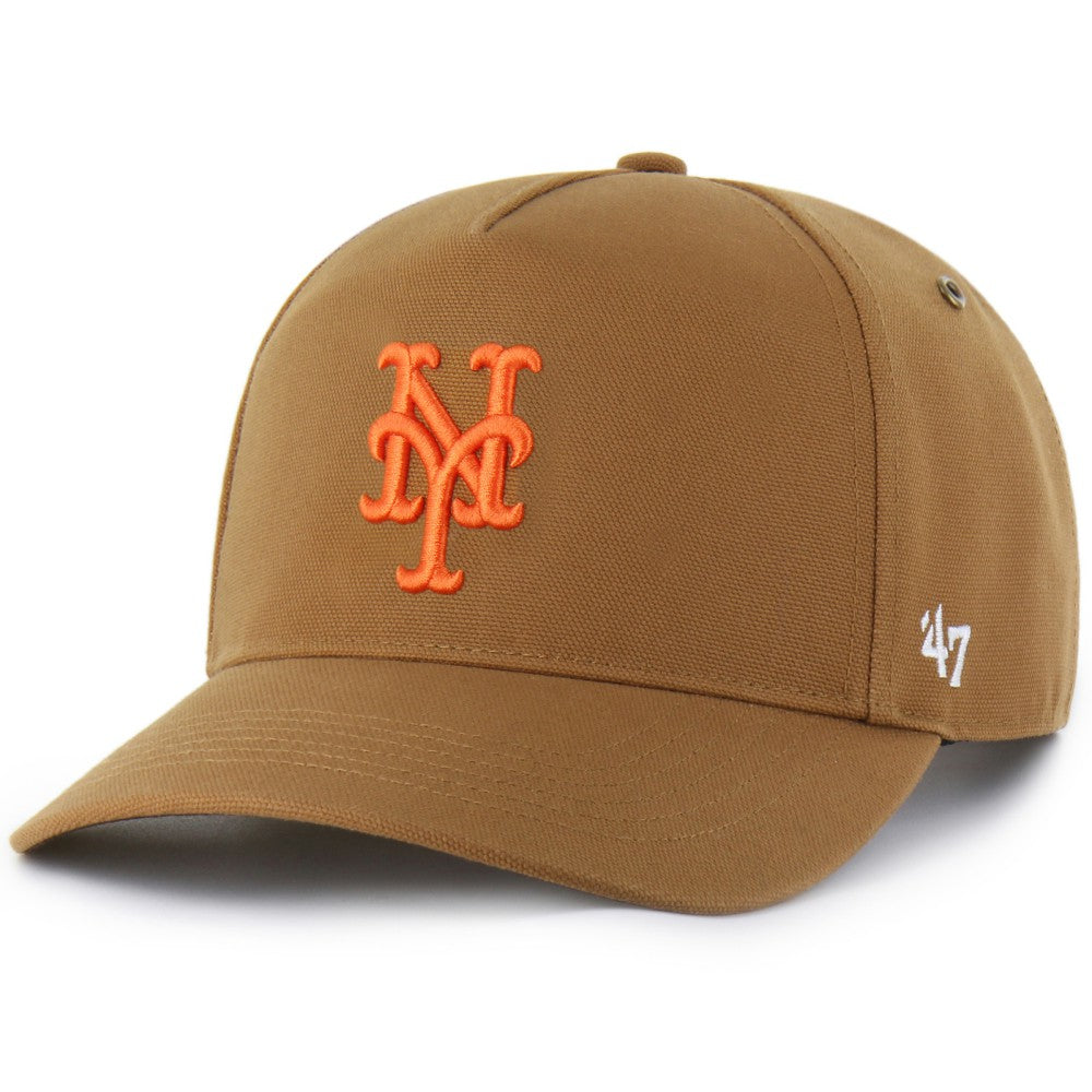 New York Mets Carhartt x '47 Hitch Adjustable Hat - Brown - 47 brand Sale
