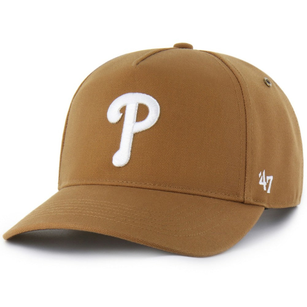 Philadelphia Phillies Carhartt x '47 Hitch Adjustable Hat - Brown - 47 brand Online