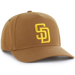 San Diego Padres Carhartt x '47 Hitch Adjustable Hat - Brown - 47 brand Lifestyle