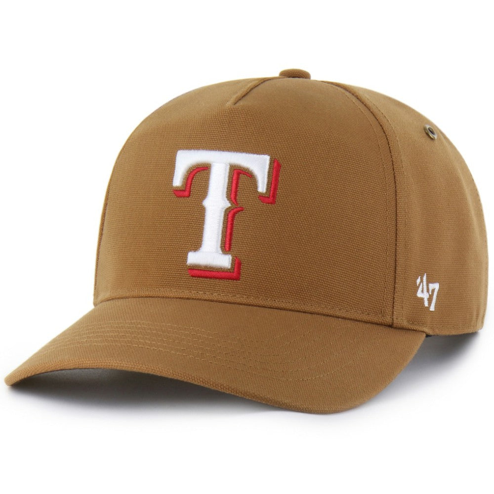 Texas Rangers Carhartt x '47 Hitch Adjustable Hat - Brown - 47 brand on Sale