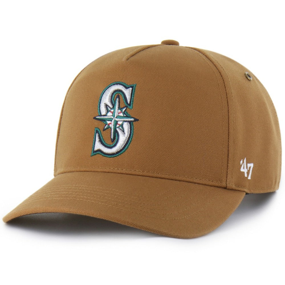 Seattle Mariners Carhartt x '47 Hitch Adjustable Hat - Brown - 47 brand Online