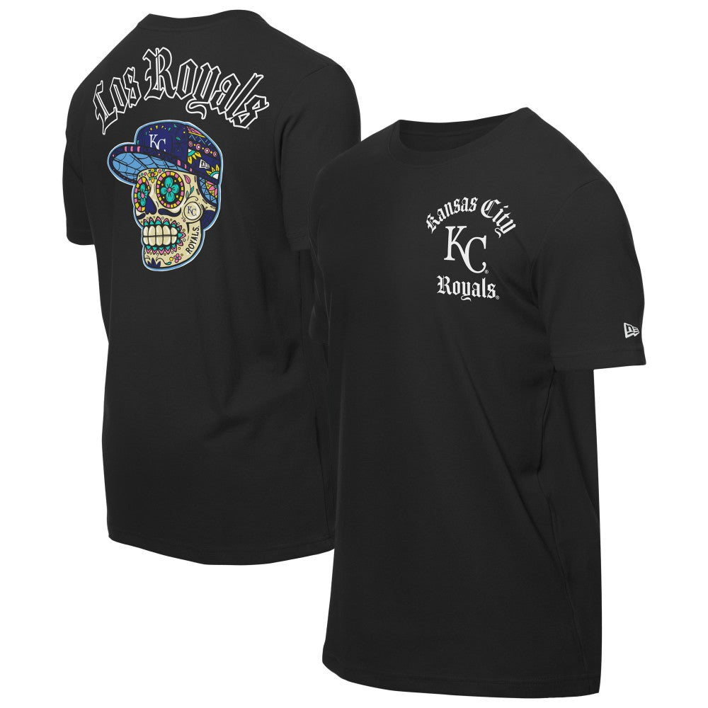 Kansas City Royals New Era Sugar Skulls T-Shirt - Black - New Era Lifestyle