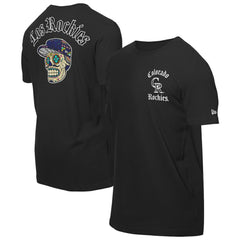 Colorado Rockies New Era Sugar Skulls T-Shirt - Black - New Era Sale