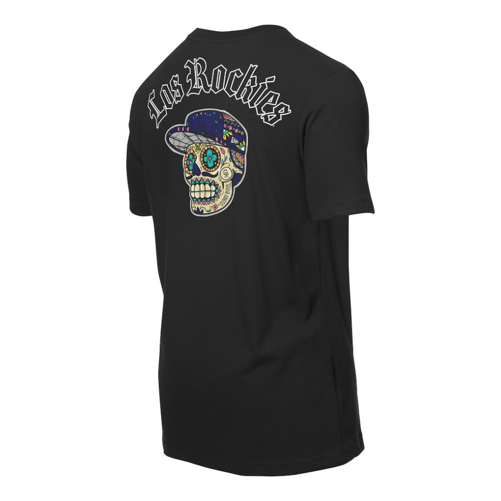 Colorado Rockies New Era Sugar Skulls T-Shirt - Black - New Era Sale