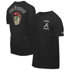 Atlanta Braves New Era Sugar Skulls T-Shirt - Black - New Era Sale