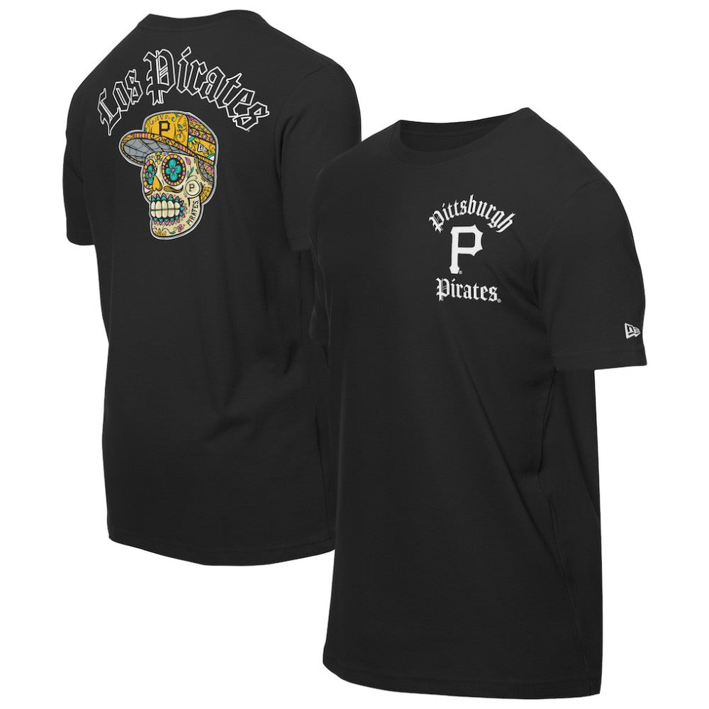 Pittsburgh Pirates New Era Sugar Skulls T-Shirt - Black - New Era on Sale