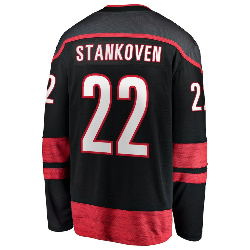 Logan Stankoven Carolina Hurricanes Fanatics Home Breakaway Jersey - Black - NHL 202972824