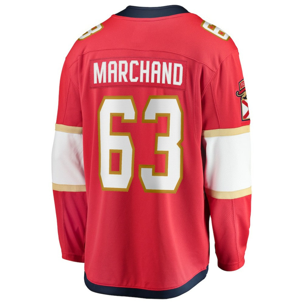 Brad Marchand Florida Panthers Fanatics Home Breakaway Jersey - Red - NHL 202972830