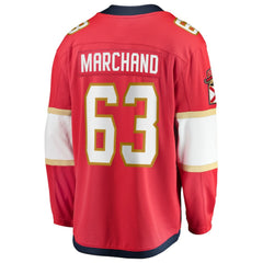 Brad Marchand Florida Panthers Fanatics Home Breakaway Jersey - Red - NHL 202972830