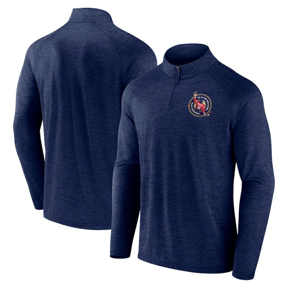 Alexander Ovechkin Washington Capitals Fanatics NHL All-Time Leading Goal Scorer GR8 895 Quarter-Zip Top - Navy - NHL 202976018