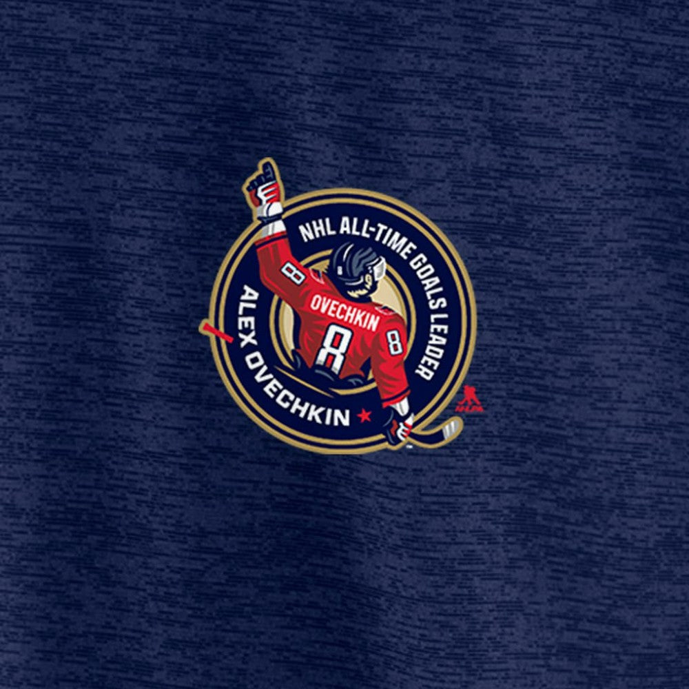 Alexander Ovechkin Washington Capitals Fanatics NHL All-Time Leading Goal Scorer GR8 895 Quarter-Zip Top - Navy - NHL 202976018