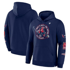 Alexander Ovechkin Washington Capitals Fanatics NHL All-Time Leading Goal Scorer Badges Pullover Hoodie - Athletic Navy - NHL 202979833