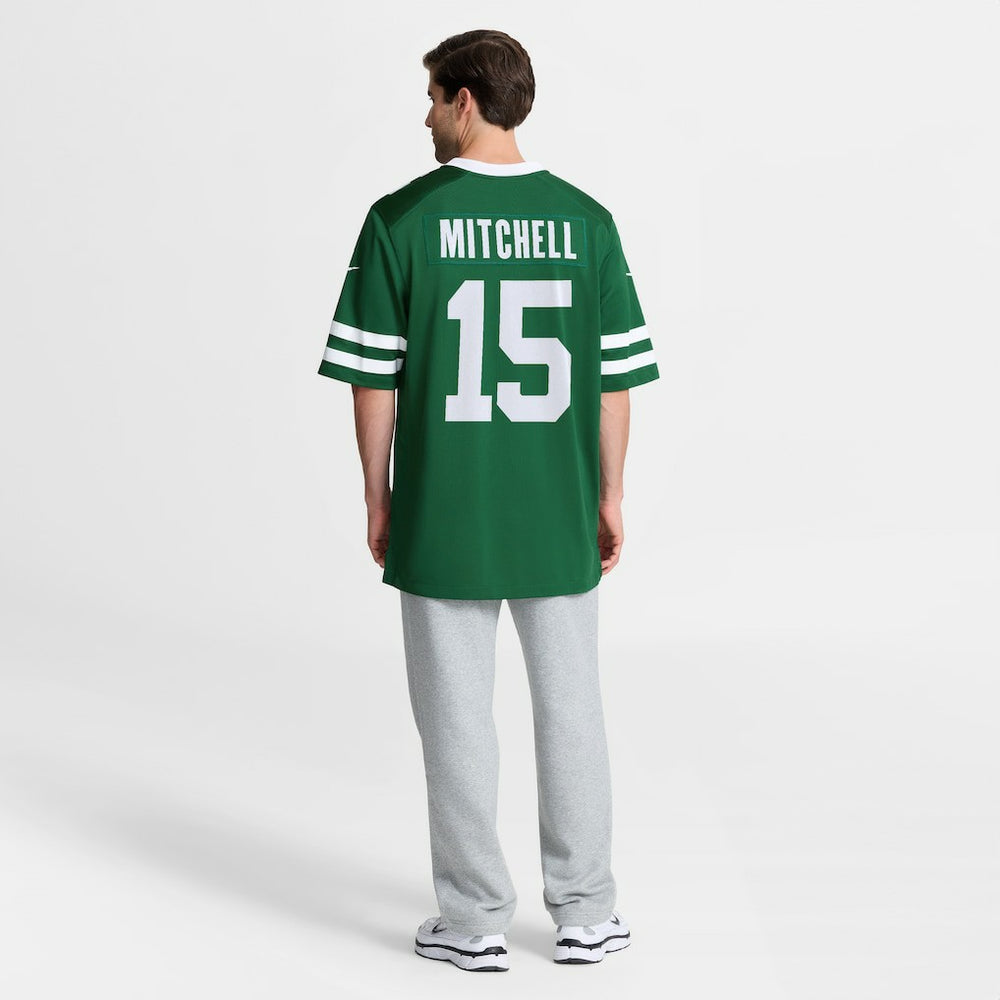 Nike Adonai Mitchell New York Jets Team Game Jersey Legacy Green
