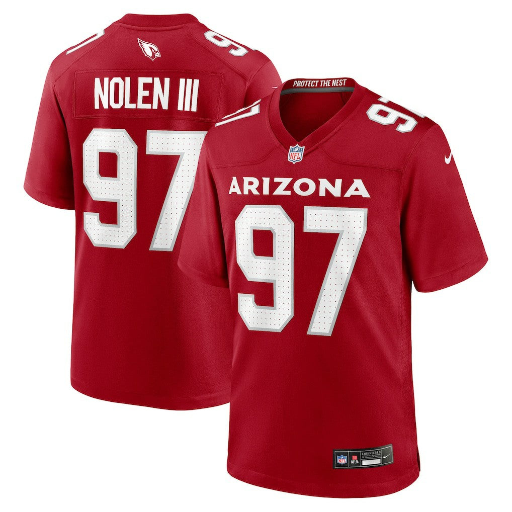 Nike Walter Nolen Arizona Cardinals 2025 NFL Draft First Round Pick Game Jersey Cardinal
