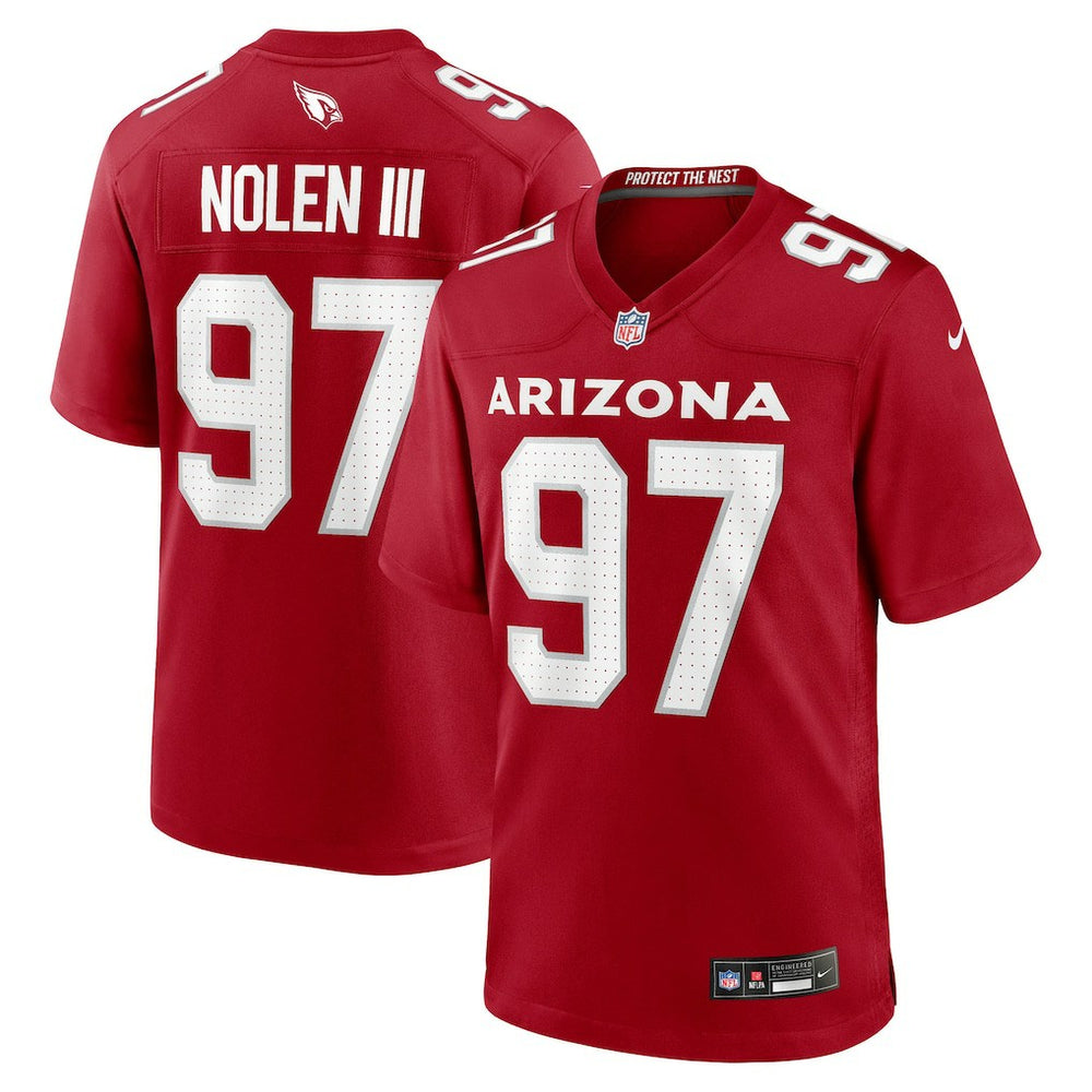 Nike Walter Nolen Arizona Cardinals 2025 NFL Draft First Round Pick Game Jersey Cardinal