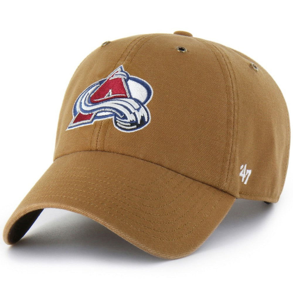 Colorado Avalanche Carhartt x '47 Clean Up Adjustable Hat - Brown - NHL 202982287