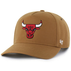 Chicago Bulls Carhartt x '47 Hitch Adjustable Hat Brown | 47 brand Lifestyle