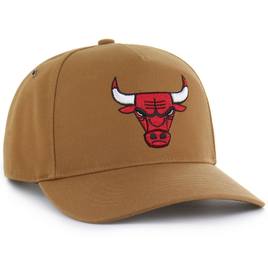 Chicago Bulls Carhartt x '47 Hitch Adjustable Hat Brown | 47 brand Lifestyle