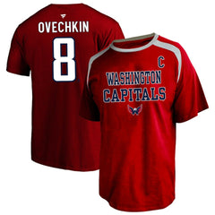 Alexander Ovechkin Washington Capitals Fanatics Women's Plus Size Name & Number Scoop Neck T-Shirt - Red - NHL 202983342
