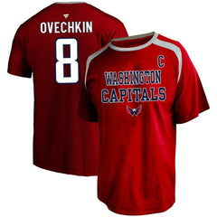 Alexander Ovechkin Washington Capitals Profile Big & Tall Name & Number T-Shirt - Red - NHL 202983348
