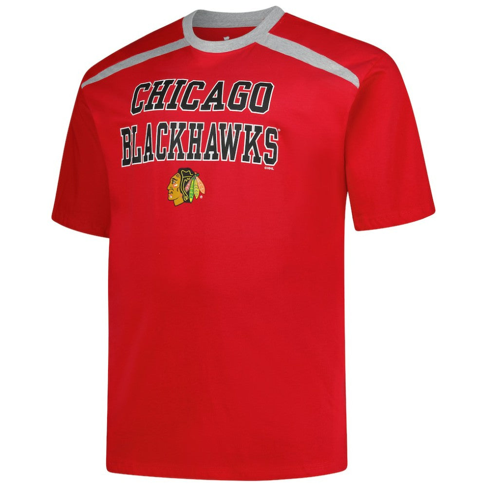 Connor Bedard Chicago Blackhawks Profile Big & Tall Name & Number T-Shirt - Red - NHL 202983350