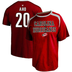 Sebastian Aho Carolina Hurricanes Profile Big & Tall Name & Number T-Shirt - Red - NHL 202983354