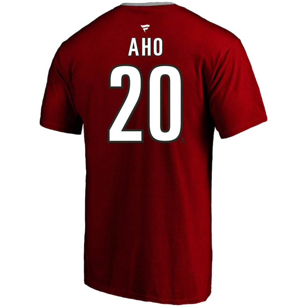Sebastian Aho Carolina Hurricanes Profile Big & Tall Name & Number T-Shirt - Red - NHL 202983354